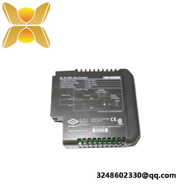fisher-rosemount_kj3001x1-bb1_1.jpg FISHER-ROSEMOUNT KJ3001X1-BB1 - Advanced Interface Module for Industrial Automation