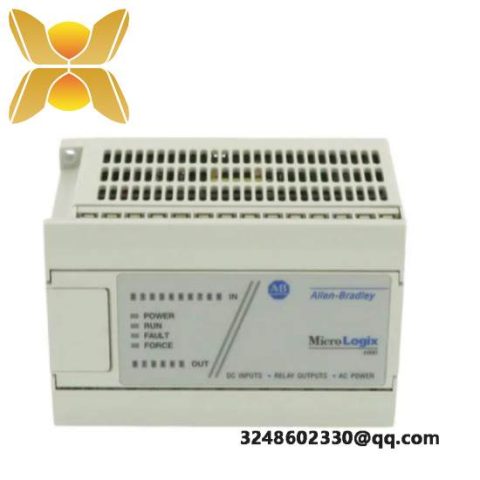 Rockwell Automation 1761-L16BWA MicroLogix 1000 PLC, 120/240VAC, 10-In-24VDC/6-Out-Relays