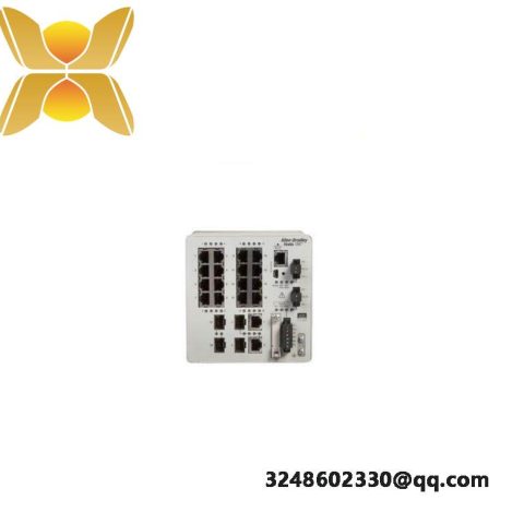 AB 1783-BMS20CGP Ethernet Switch, Industrial Control, 16 Port Fast Ethernet