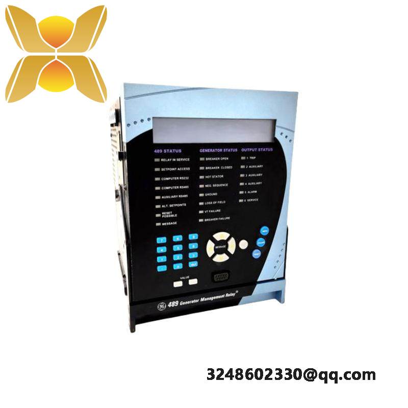 489-p5-hi-a20-e_ge_generator_management_relay_module.jpg GE Multilin 489-P5-HI-A20-E Generator Management Relay Module