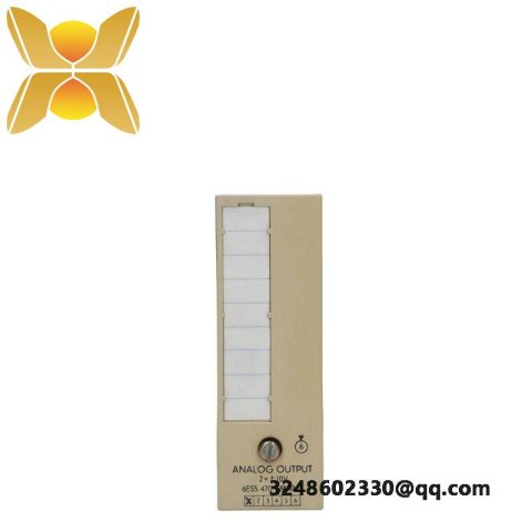 SIEMENS 6ES5470-8MA11 Analog Output Module: Precision Control for Industrial Automation