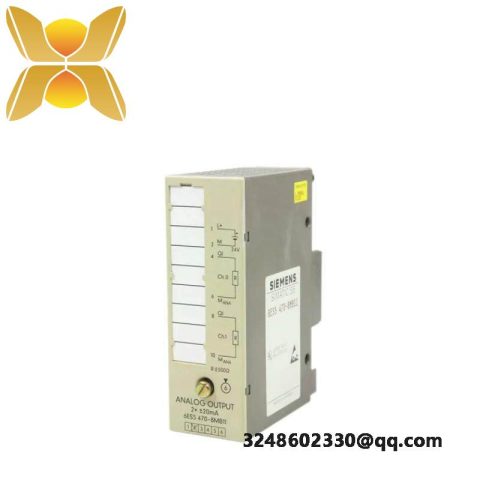 SIEMENS 6ES5470-8MB11 | Analog Output Module for Industrial Control Systems