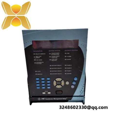 GE 745-W2-P5-G5-HI-A-L-R-E-H Transformer Management Relay: Precision Control for Industrial Applications