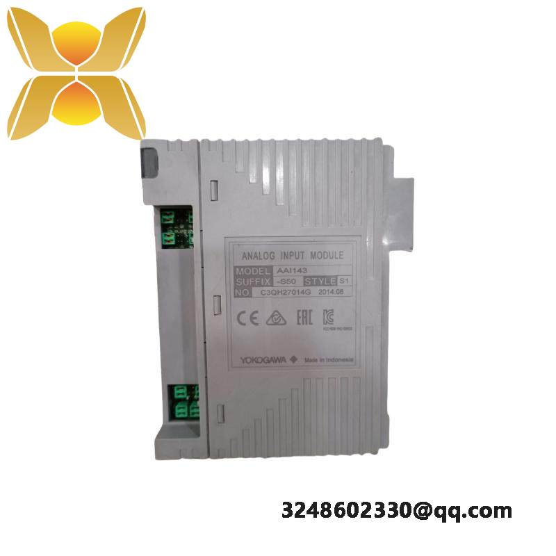 aai143-s53_s1_yokogawa_analog_input_module.jpg Yokogawa AAI143-S53 S1 Analog Input Module - Precision Measurement for Industrial Automation