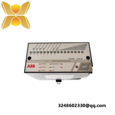 ABB ICSA04B5 ANALOG I/O REMOTE UNIT - High-Performance Control Module