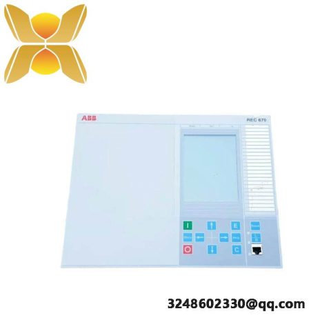 ABB REC670 1MRK002814-AB - Advanced Protective Relay with Enhanced Fault Detection