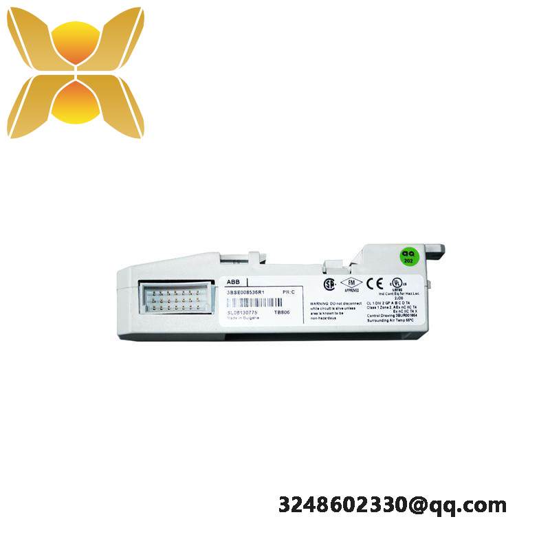 abb_tb806_3bse008536r1_bus_inlet.jpg ABB PanelView 1000 Color Touch, AB 2711-T10C20L1, Industrial Control System