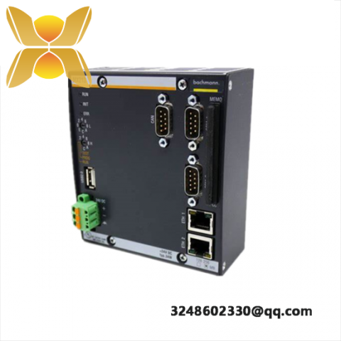 Bachmann PLC MX213 CPU Module, Industrial Control Solutions