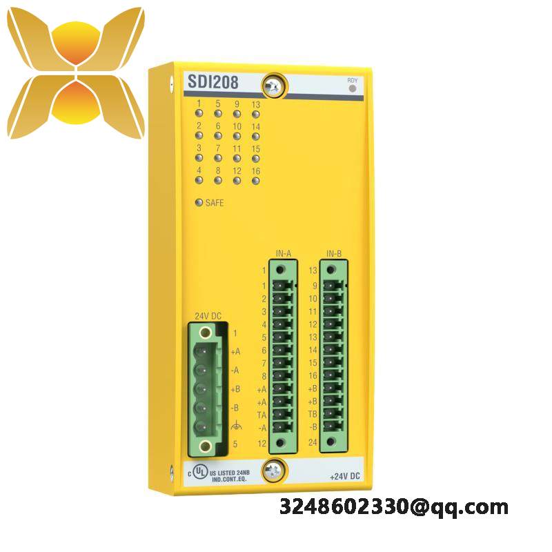 bachmann_sdi208_safety_digital_input_module.jpg Bachmann SDI208 Safety Digital Input Module - Industrial Safety & Control Solutions
