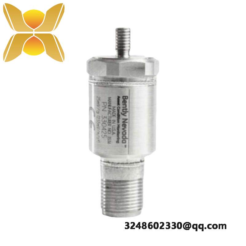 bently_nevada_330425-01-05_accelerometer.jpg BENTLY NEVADA 330425-01-05 Accelerometer: Precision Measurement for Industrial Control Systems