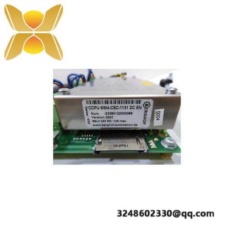 Berghof CCPU 8/8/4-CSC-1131 New: Industrial Control Module