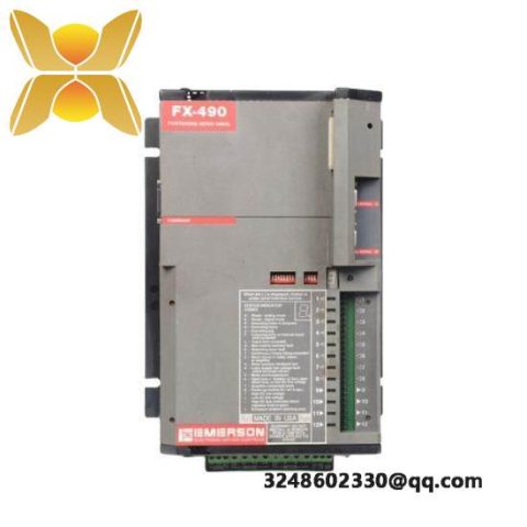 Emerson DeltaV FX490 Servo Driver - Advanced Motion Control for Industrial Automation