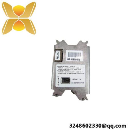 FISHER 38B5786X052 Relay Assembly for Industrial Control Systems