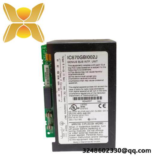 ge_ic670gbi002.jpg GE IC670GBI002 - Bus Interface Unit for Field I/O Control