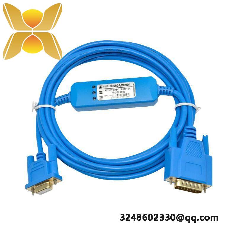 ic690acc901_ge_direct_replacement_cable.jpg GE IC690ACC901 Direct Replacement Cable for PLC Systems