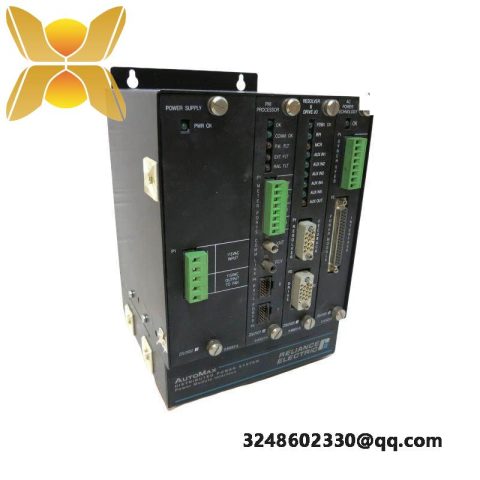 Reliance Electric 805401-3S Slot Rack Assembly with Power Supply and PMI Processor
