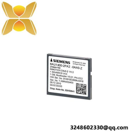 SIEMENS 6AU1400-2PA02-0AA0 1 GB Compact Flash Card for Industrial Control Systems