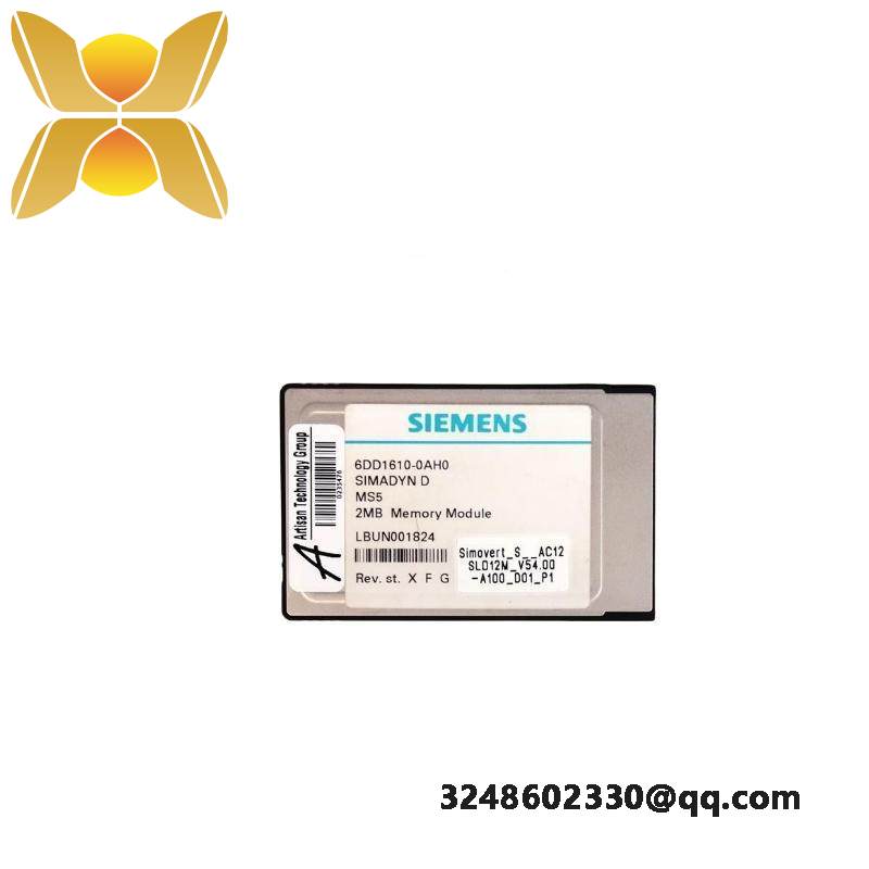 siemens_6dd1610-0ah0.jpg Siemens 6DD1610-0AH0 SIMADYN D Memory Submodule for Industrial Automation Systems