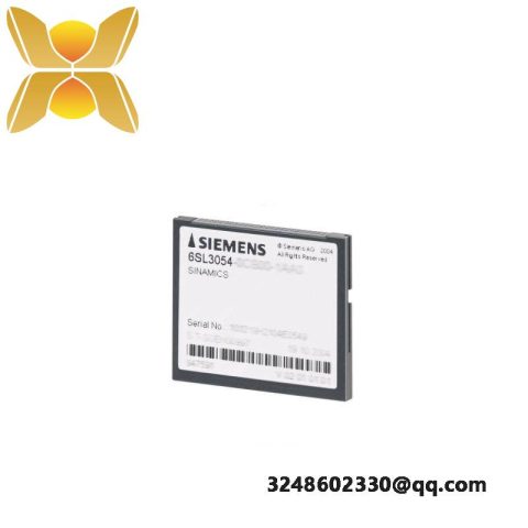 Siemens SINAMICS S120 CompactFlash card 6SL3054-0AA01-1AA0: Industrial Control System Module