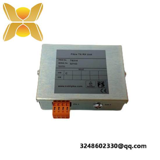 t8314_ics_triplex_trusted_fiber_tx_rx_unit.jpg ICS Triplex T8314 Fiber TX RX Unit