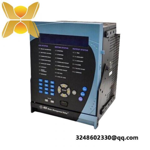 GE 469-P5-HI-A1-E-H: Precision Motor Management Relay, Combining Reliability and Efficiency