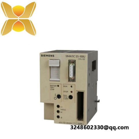 SIEMENS 6ES5102-8MA12 Central Processing Unit: Industrial Control Core Processor
