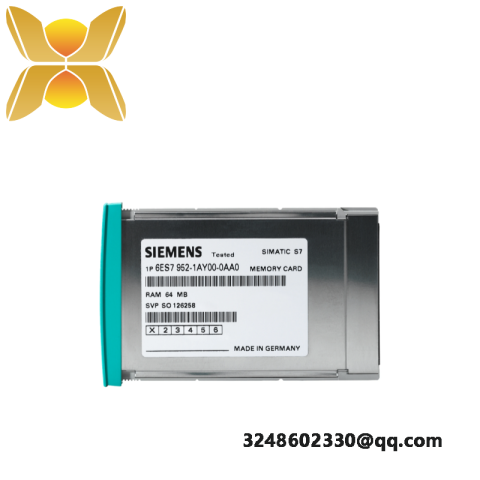 SIEMENS S7 RAM MEMORY CARD 6ES7952-1AH00-0AA0, Industrial Control Solutions