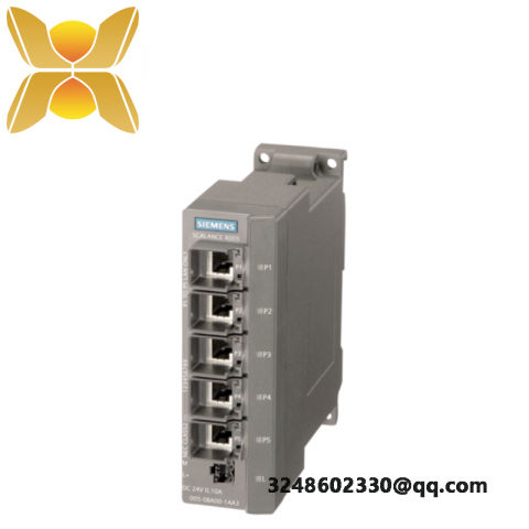SIEMENS SCALANCE X005, 6GK5005-0BA00-1AA3 - Entry-Level Industrial Ethernet Switch