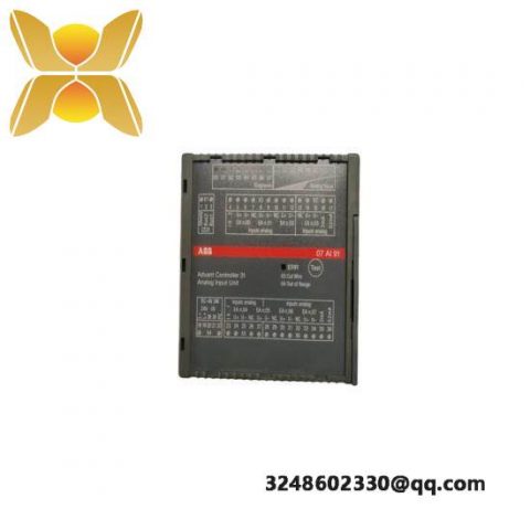 ABB 07AI91 WTAI91 GJR5251600R4202: Advanced Analog I/O Module