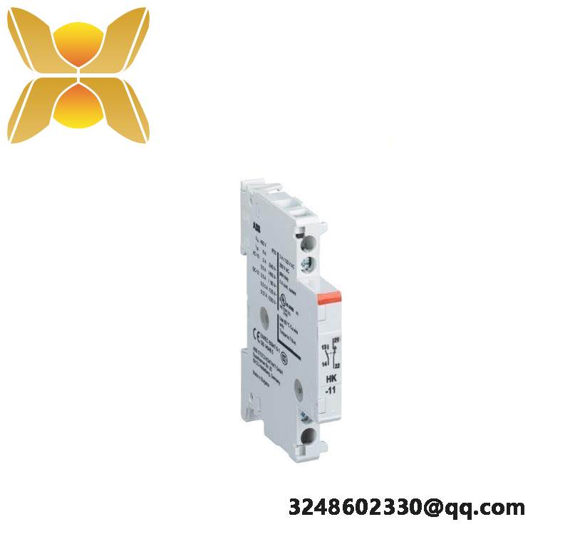 abb_hk-11_auxiliary_contact.jpg ABB HK-11 Auxiliary Contact: High-Performance Relay Module for Industrial Automation