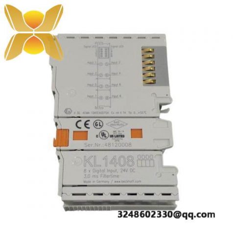 Beckhoff KL1408 Digital Input Terminal - High Precision & Reliable Input Module for Automation Applications