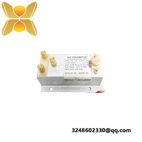 Bentley Nevada 20929-02 Proximity Transducer, Industrial Control Solution