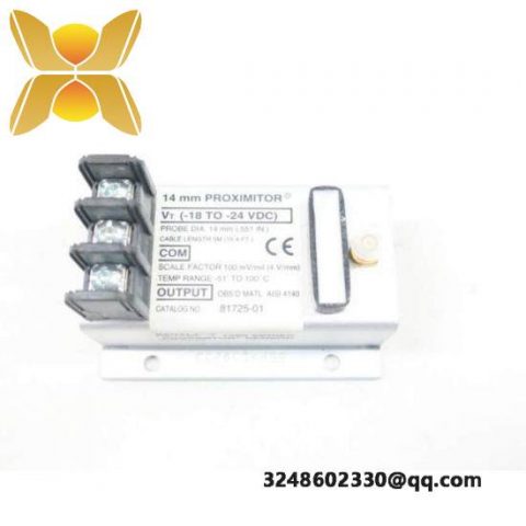 Bently Nevada 81724-00-08-10-02 New: Industrial Control Module, Advanced Automation Solutions