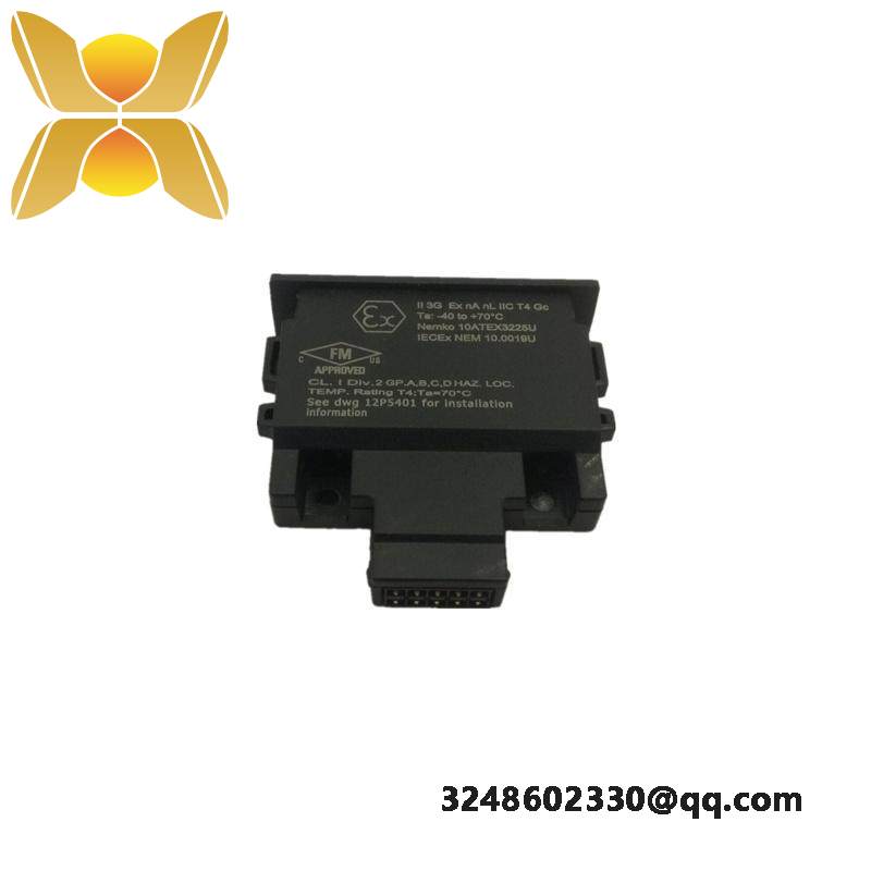 emerson_12p4983x302_charm_address_plug.jpg EMERSON 12P4983X302 Charm Address Plug - Industrial Control Module