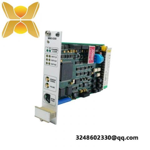 Emerson MMS6350 Digital Overspeed Protection System - High-Performance Module for Industrial Control