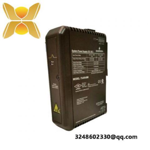 Emerson VE5009 Power Supply, High Efficiency & Reliability, Industrial Control Module