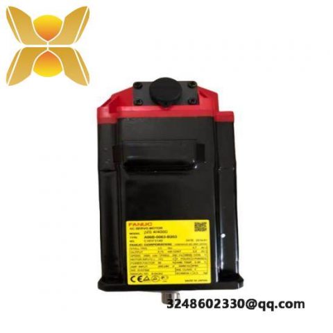 Fanuc A06B-0063-B203 AC Servo Motor, GE Module