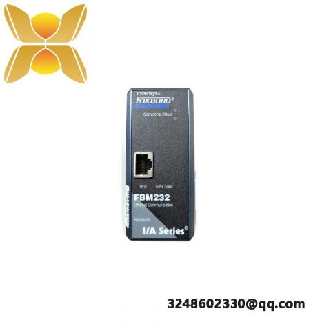 FOXBORO FBM232 Mbps Ethernet Module, Single
