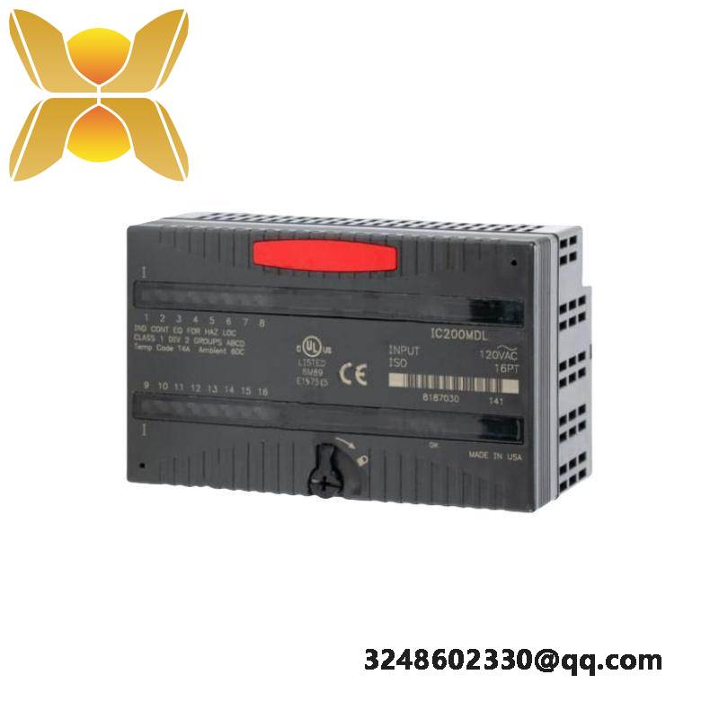 ge_fanuc_ic200mdl330_network_interface_unit.jpg GE Fanuc IC200MDL330 Network Interface Unit - High-Performance Integration for Industrial Automation