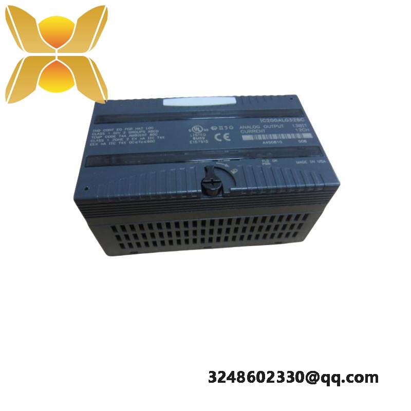 ic200alg328_ge_current_analog_output_module.jpg GE IC200ALG328: High Precision Current Analog Output Module
