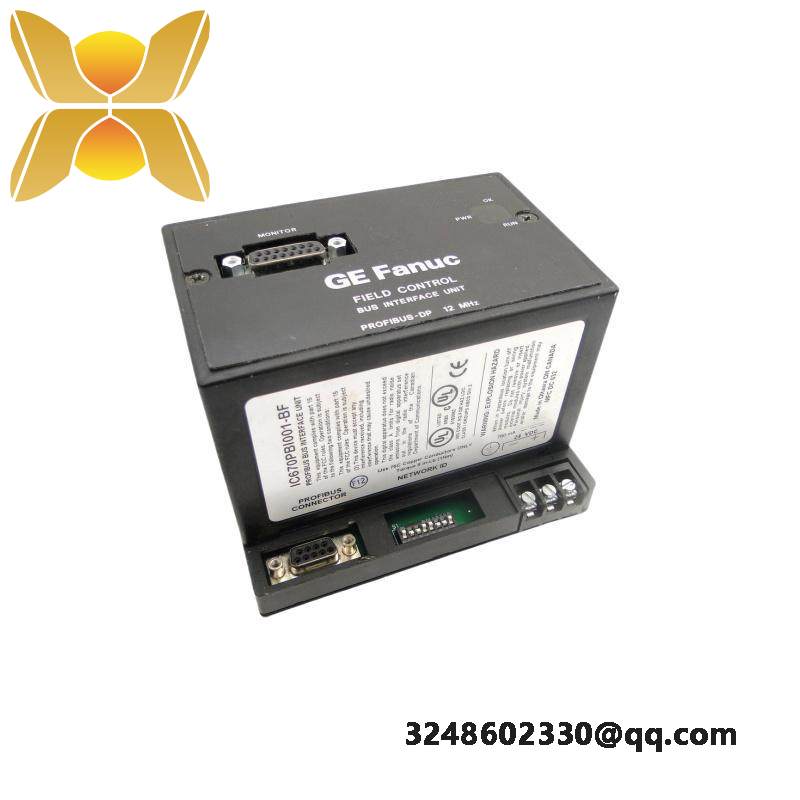 ic670pbi001_ge_fanuc_profibus_bus_interface_unit.jpg GE Fanuc IC670PBI001 - Profibus Bus Interface Unit