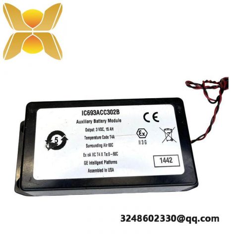 GE IC693ACC302B Auxiliary Smart Battery Module - Advanced Energy Management Solution