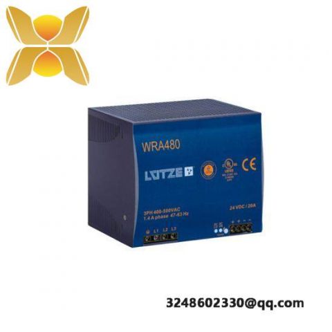 Lutze WRA480-24 POWER SUPPLY, High-Performance, Industry-grade Supply Module