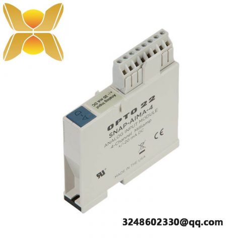 Opto22 SNAP-AIMA-4: Precision Analog Current Input Module for Industrial Automation