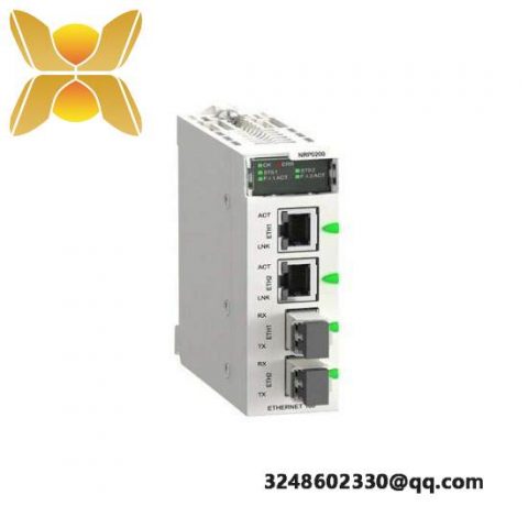 Schneider Electric BMXNRP0200 Fiber Optic Converter Module for PLC