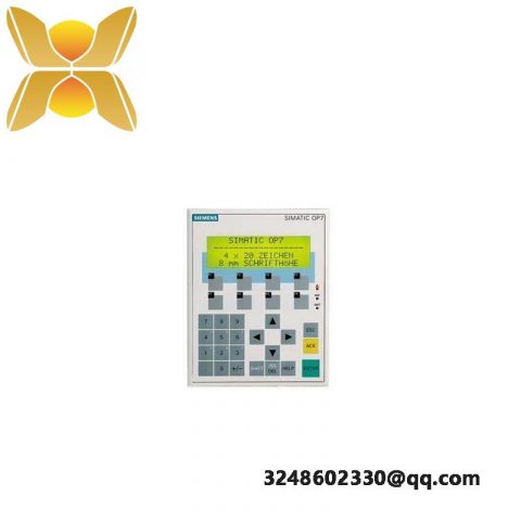SIEMENS 6AV3607-1JC00-0AX1: High-Performance Operator Panel OP7/PP LC Display
