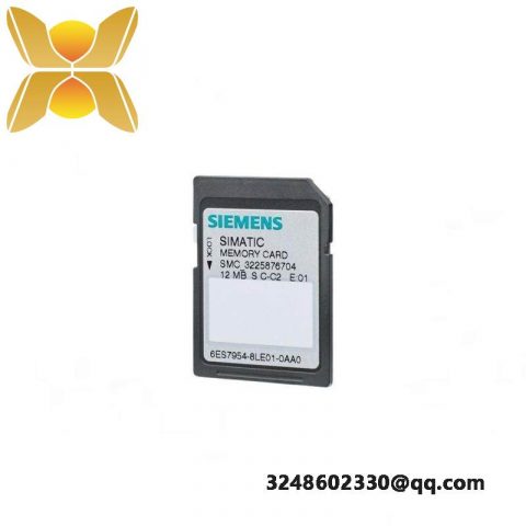 SIEMENS 6ES7954-8LC03-0AA0: Advanced SIMATIC S7 Memory Card for Industrial Automation