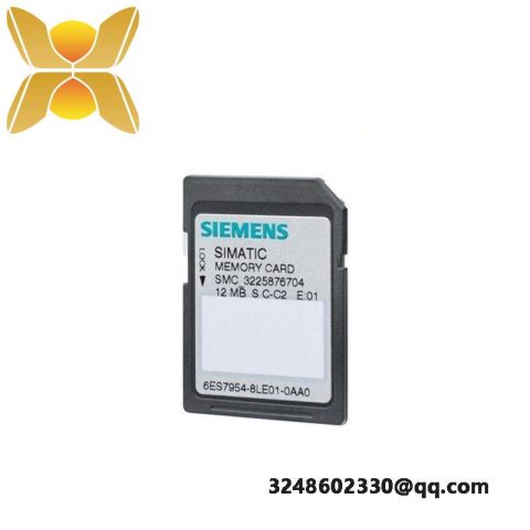 SIEMENS 6ES7954-8LE03-0AA0 Micro Memory Card, Designed for Precision Control Solutions