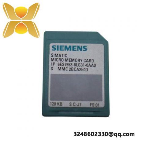 Siemens 6ES7 953-8LG31-0AA0 Micro Memory Card for Industrial Control Systems