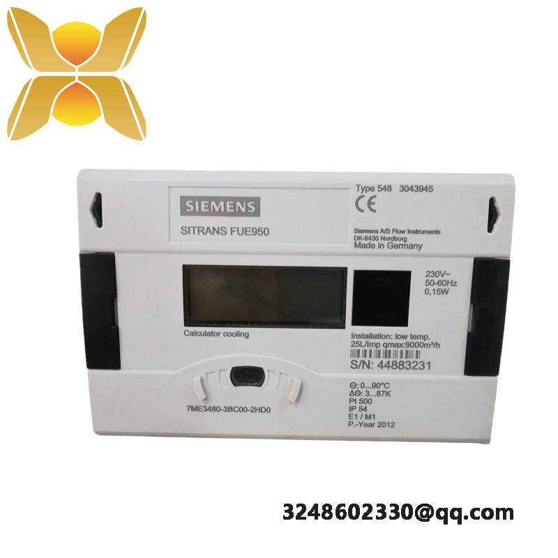 siemens_sitrans_fu_e950_thermal_energy.jpg SIEMENS SITRANS FU E950 THERMAL ENERGY Meter, Thermal Energy Measurement System
